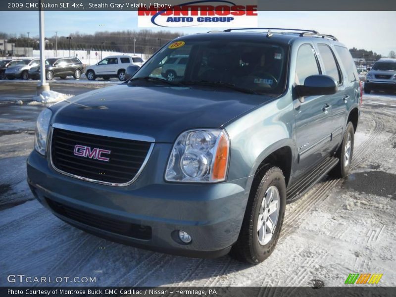 Stealth Gray Metallic / Ebony 2009 GMC Yukon SLT 4x4