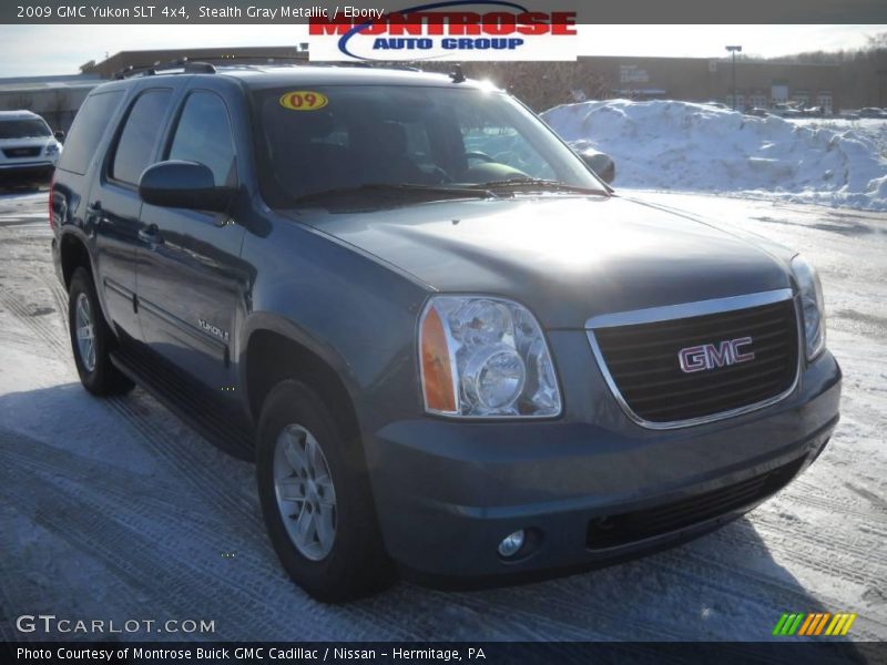 Stealth Gray Metallic / Ebony 2009 GMC Yukon SLT 4x4