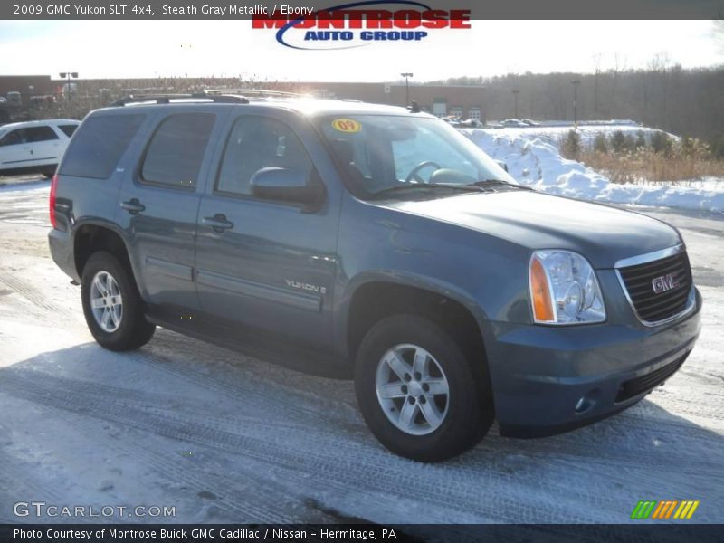 Stealth Gray Metallic / Ebony 2009 GMC Yukon SLT 4x4