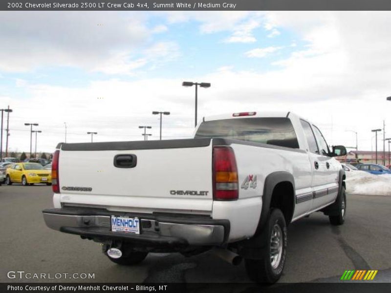 Summit White / Medium Gray 2002 Chevrolet Silverado 2500 LT Crew Cab 4x4