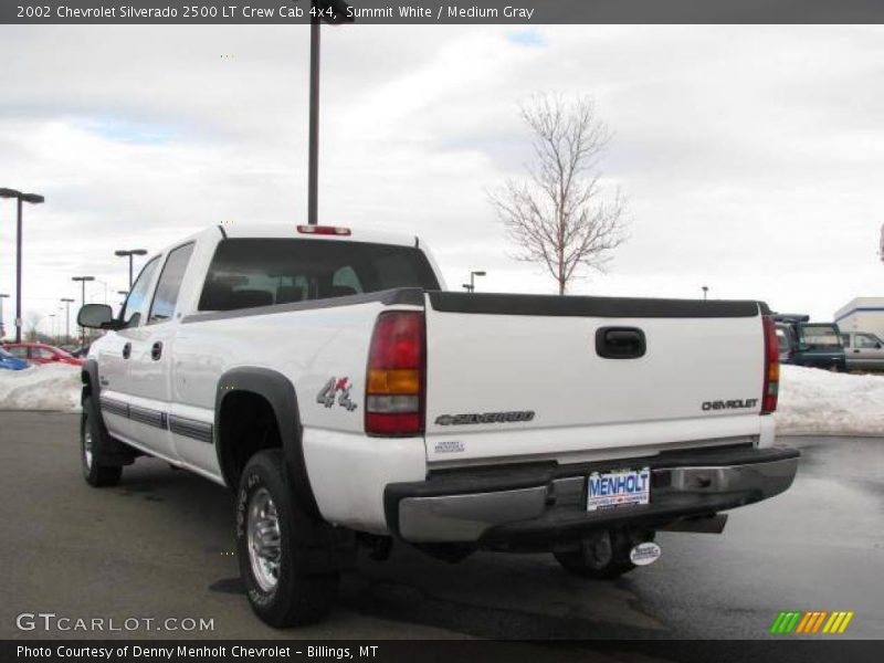 Summit White / Medium Gray 2002 Chevrolet Silverado 2500 LT Crew Cab 4x4