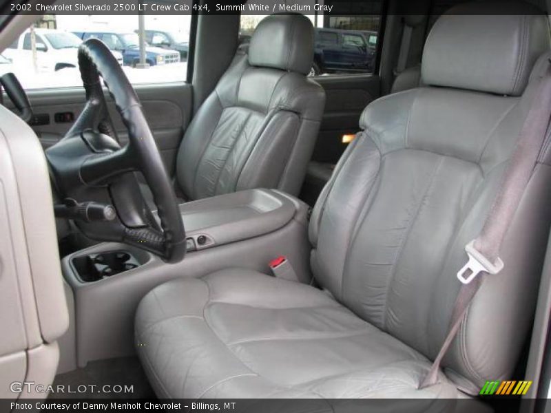 Summit White / Medium Gray 2002 Chevrolet Silverado 2500 LT Crew Cab 4x4