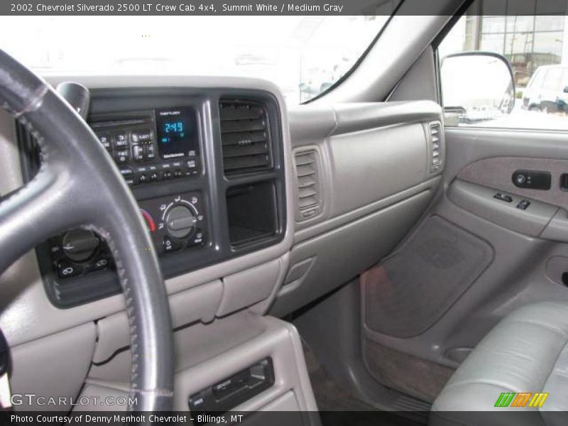Summit White / Medium Gray 2002 Chevrolet Silverado 2500 LT Crew Cab 4x4