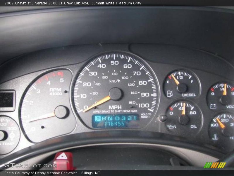 Summit White / Medium Gray 2002 Chevrolet Silverado 2500 LT Crew Cab 4x4