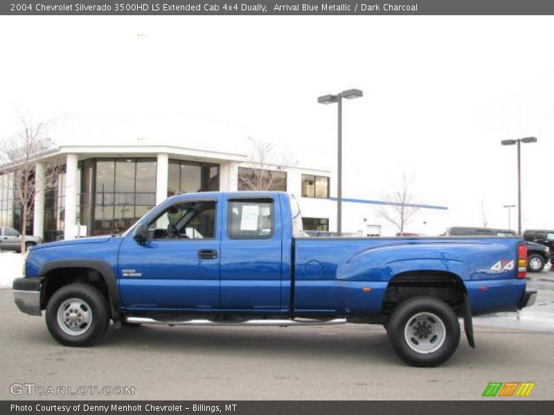 Arrival Blue Metallic / Dark Charcoal 2004 Chevrolet Silverado 3500HD LS Extended Cab 4x4 Dually