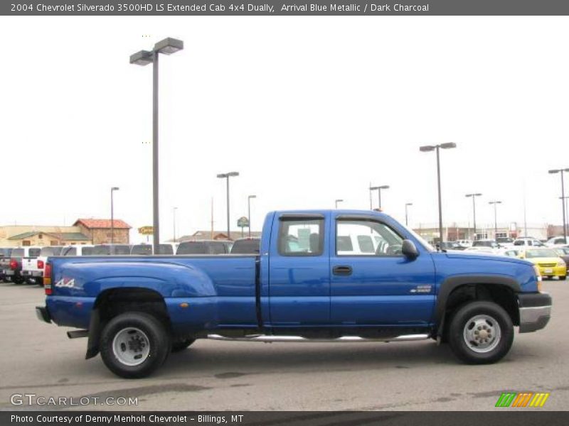 Arrival Blue Metallic / Dark Charcoal 2004 Chevrolet Silverado 3500HD LS Extended Cab 4x4 Dually