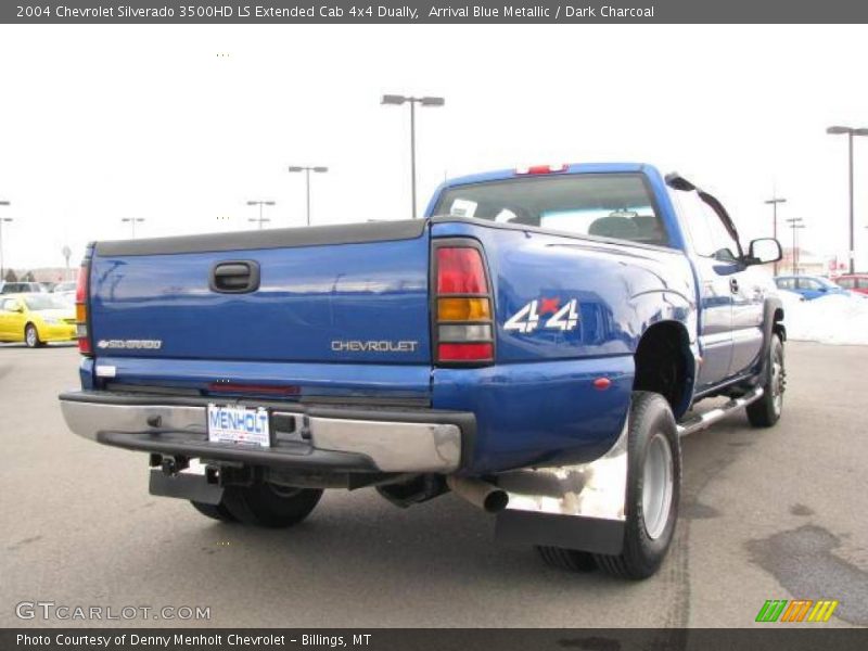 Arrival Blue Metallic / Dark Charcoal 2004 Chevrolet Silverado 3500HD LS Extended Cab 4x4 Dually