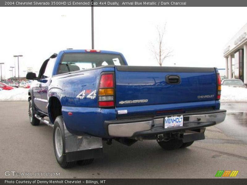 Arrival Blue Metallic / Dark Charcoal 2004 Chevrolet Silverado 3500HD LS Extended Cab 4x4 Dually