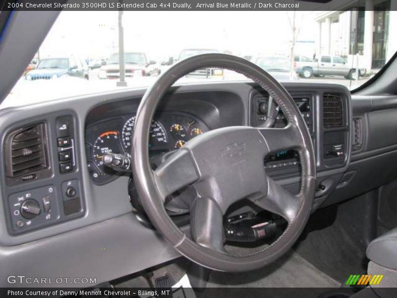 Arrival Blue Metallic / Dark Charcoal 2004 Chevrolet Silverado 3500HD LS Extended Cab 4x4 Dually