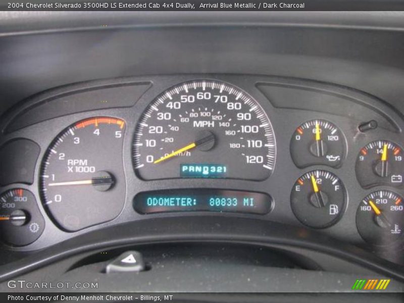 Arrival Blue Metallic / Dark Charcoal 2004 Chevrolet Silverado 3500HD LS Extended Cab 4x4 Dually