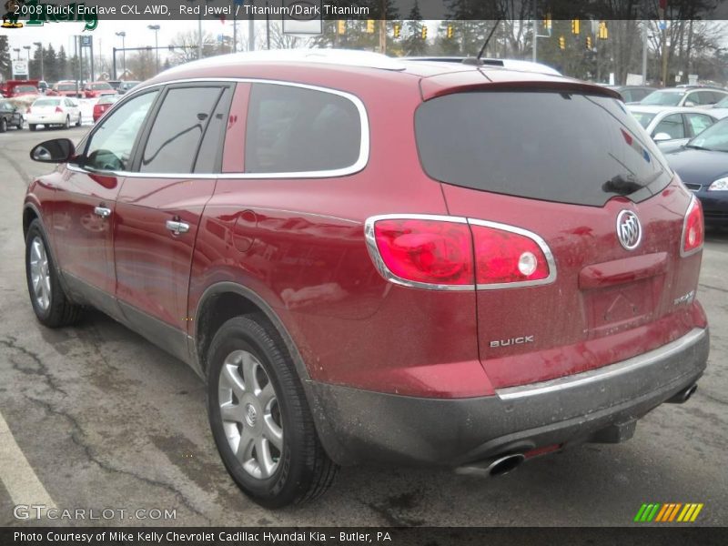 Red Jewel / Titanium/Dark Titanium 2008 Buick Enclave CXL AWD