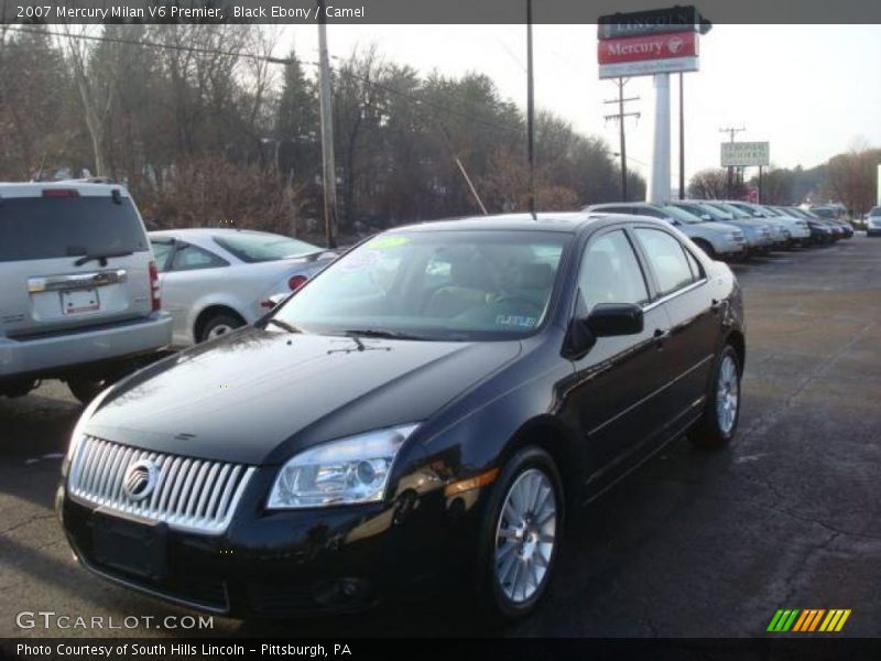 Black Ebony / Camel 2007 Mercury Milan V6 Premier