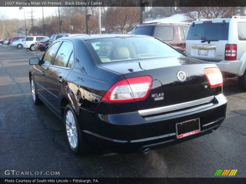 Black Ebony / Camel 2007 Mercury Milan V6 Premier