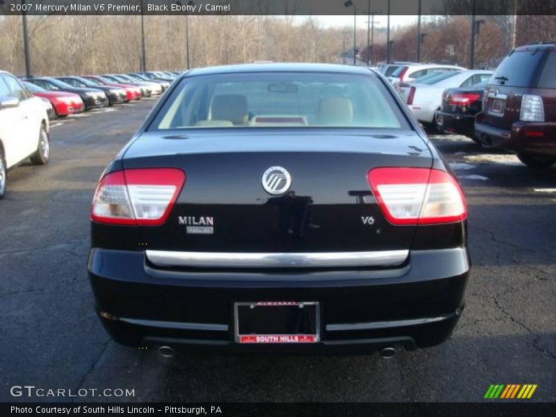 Black Ebony / Camel 2007 Mercury Milan V6 Premier