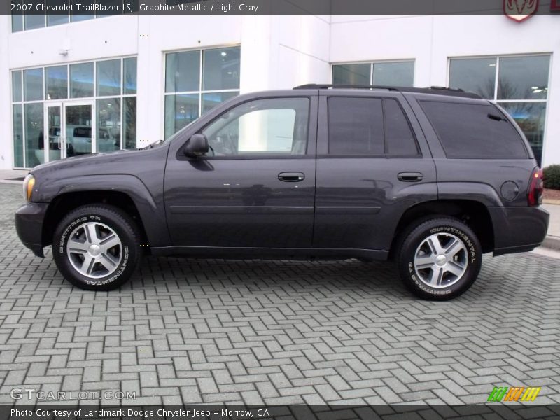 Graphite Metallic / Light Gray 2007 Chevrolet TrailBlazer LS