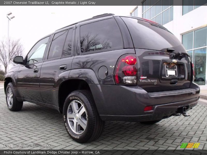 Graphite Metallic / Light Gray 2007 Chevrolet TrailBlazer LS