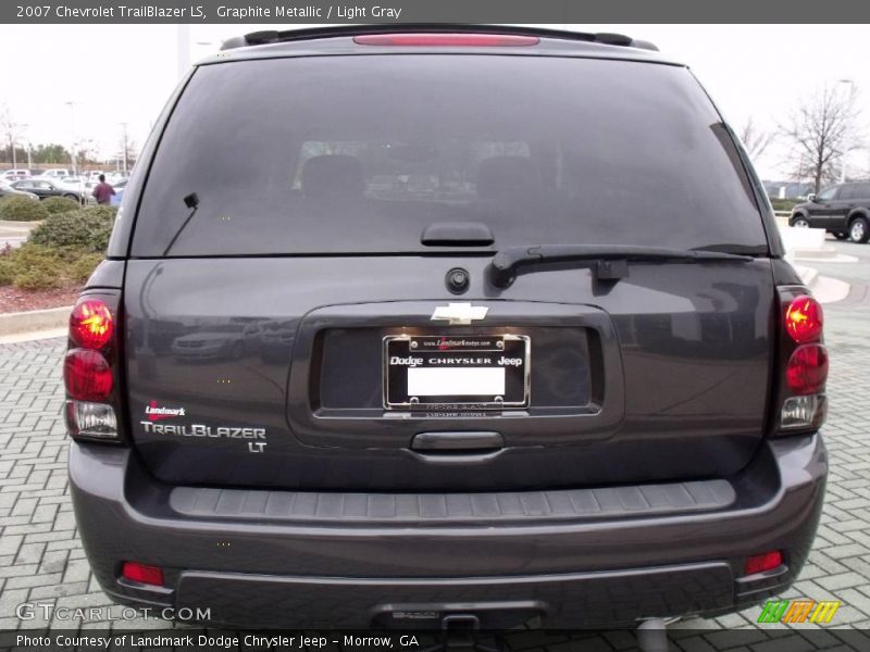 Graphite Metallic / Light Gray 2007 Chevrolet TrailBlazer LS