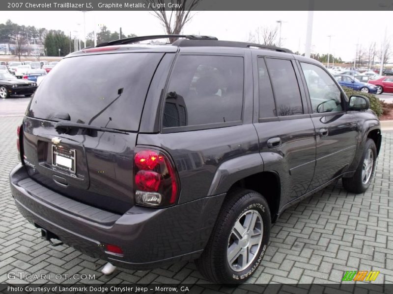Graphite Metallic / Light Gray 2007 Chevrolet TrailBlazer LS