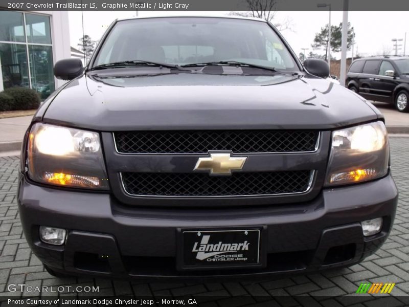 Graphite Metallic / Light Gray 2007 Chevrolet TrailBlazer LS