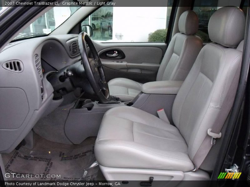 Graphite Metallic / Light Gray 2007 Chevrolet TrailBlazer LS