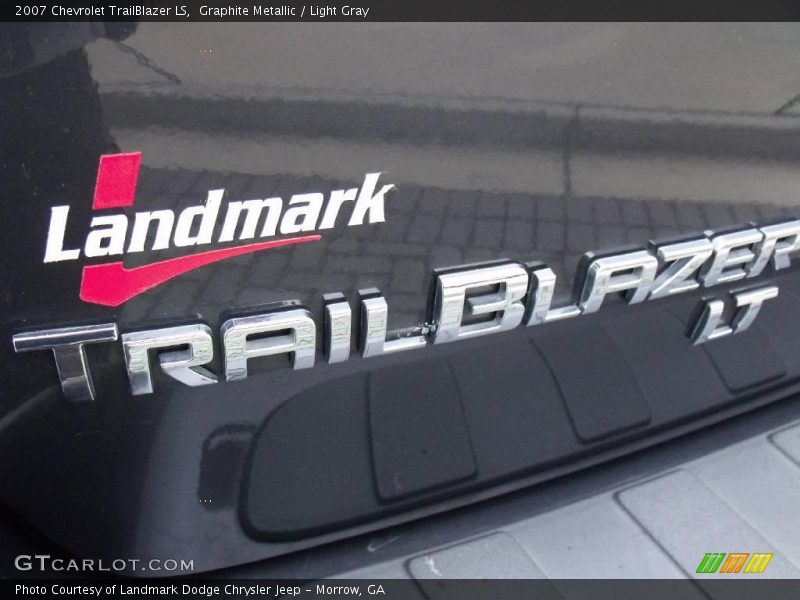 Graphite Metallic / Light Gray 2007 Chevrolet TrailBlazer LS