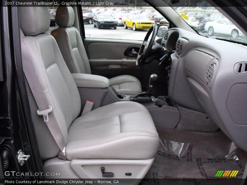 Graphite Metallic / Light Gray 2007 Chevrolet TrailBlazer LS