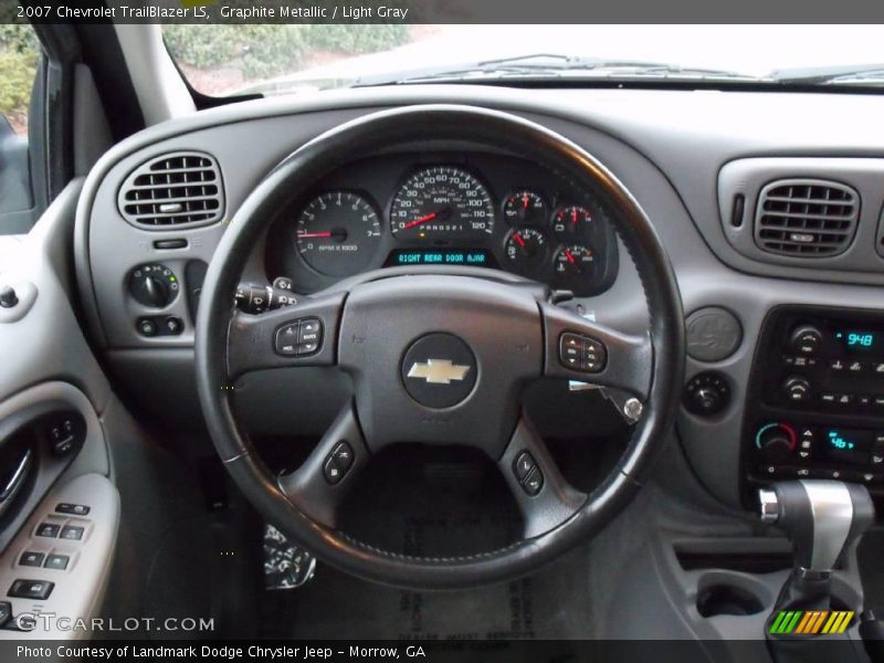 Graphite Metallic / Light Gray 2007 Chevrolet TrailBlazer LS