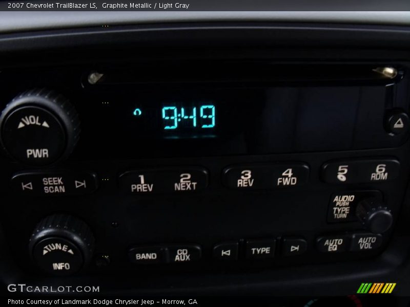 Graphite Metallic / Light Gray 2007 Chevrolet TrailBlazer LS