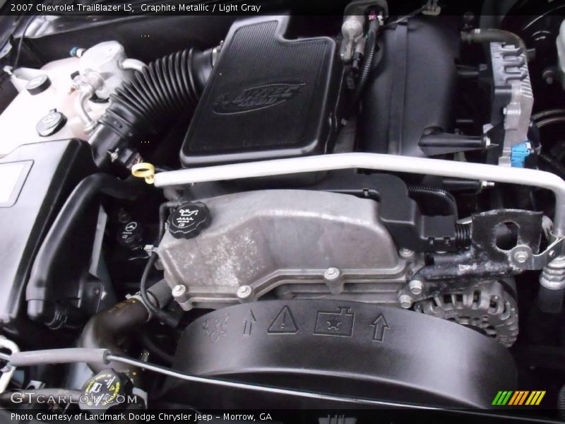 Graphite Metallic / Light Gray 2007 Chevrolet TrailBlazer LS