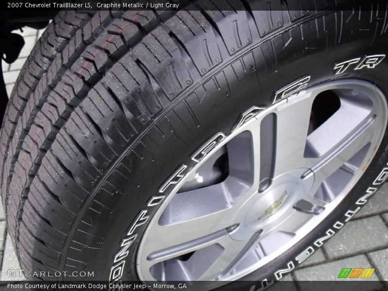 Graphite Metallic / Light Gray 2007 Chevrolet TrailBlazer LS
