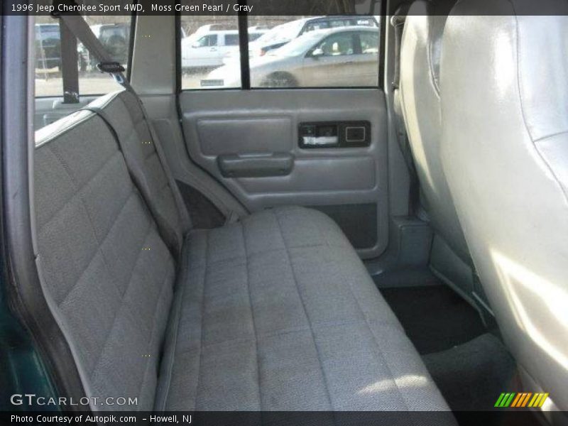Moss Green Pearl / Gray 1996 Jeep Cherokee Sport 4WD