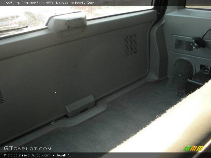 Moss Green Pearl / Gray 1996 Jeep Cherokee Sport 4WD