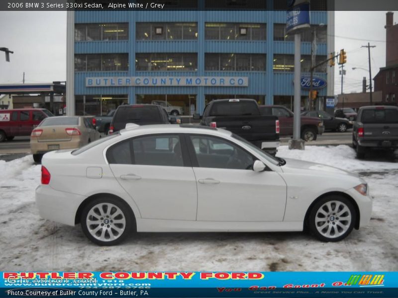 Alpine White / Grey 2006 BMW 3 Series 330xi Sedan