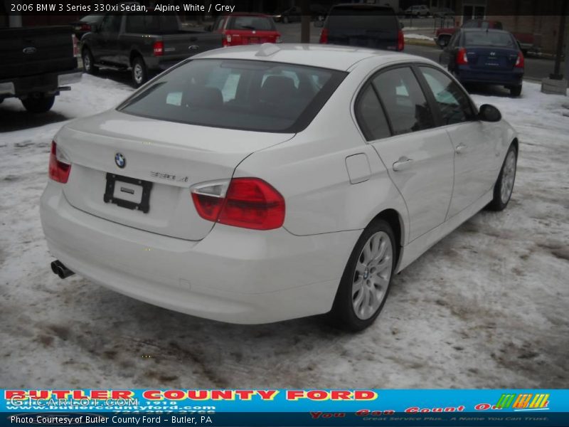 Alpine White / Grey 2006 BMW 3 Series 330xi Sedan