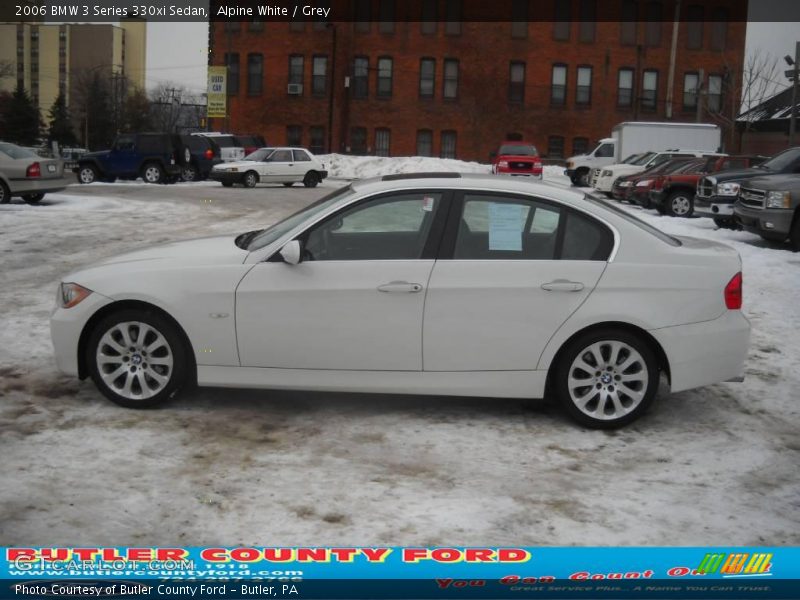 Alpine White / Grey 2006 BMW 3 Series 330xi Sedan