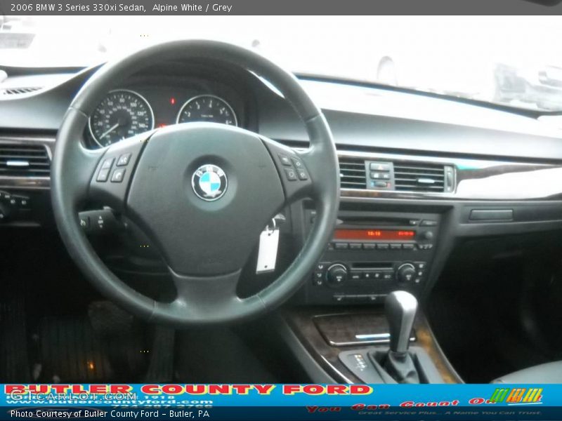 Alpine White / Grey 2006 BMW 3 Series 330xi Sedan
