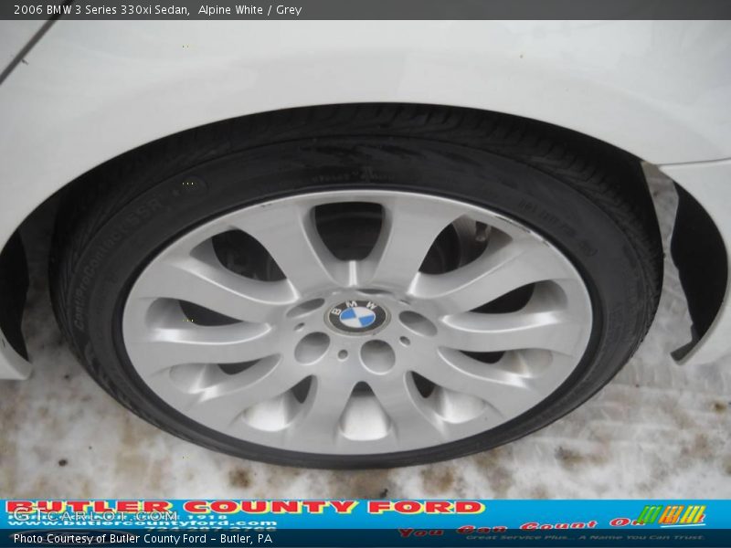 Alpine White / Grey 2006 BMW 3 Series 330xi Sedan