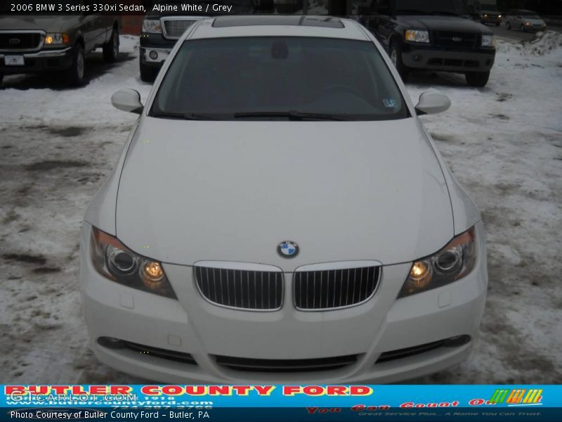 Alpine White / Grey 2006 BMW 3 Series 330xi Sedan