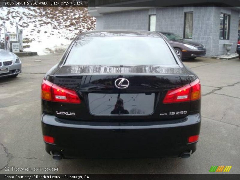 Black Onyx / Black 2006 Lexus IS 250 AWD
