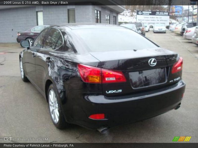 Black Onyx / Black 2006 Lexus IS 250 AWD