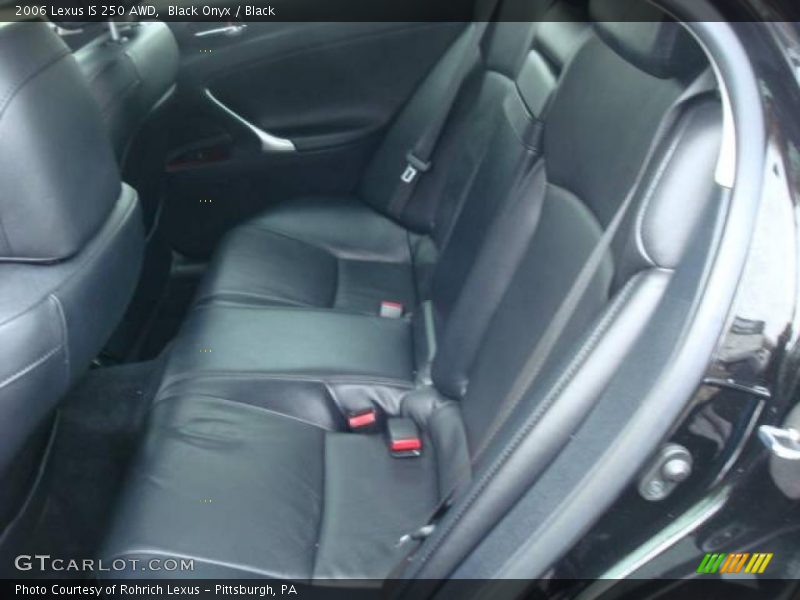 Black Onyx / Black 2006 Lexus IS 250 AWD