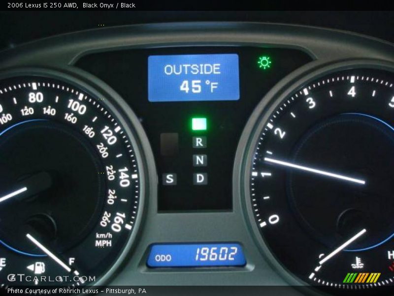 Black Onyx / Black 2006 Lexus IS 250 AWD