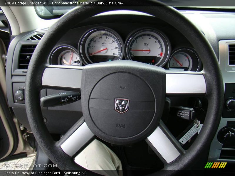 Light Sandstone Metallic / Dark Slate Gray 2009 Dodge Charger SXT