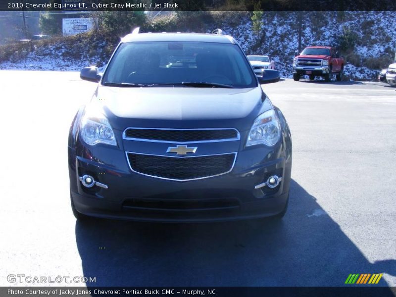 Cyber Gray Metallic / Jet Black 2010 Chevrolet Equinox LT