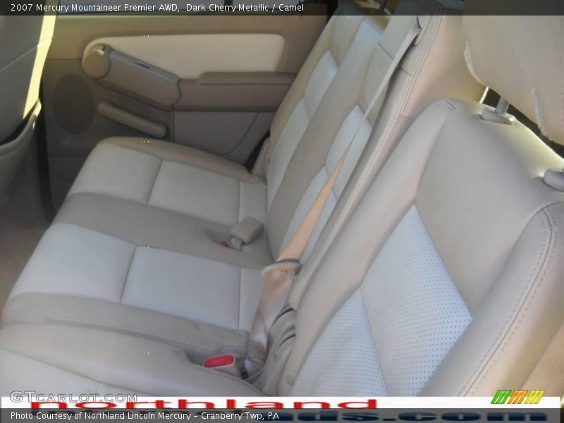 Dark Cherry Metallic / Camel 2007 Mercury Mountaineer Premier AWD