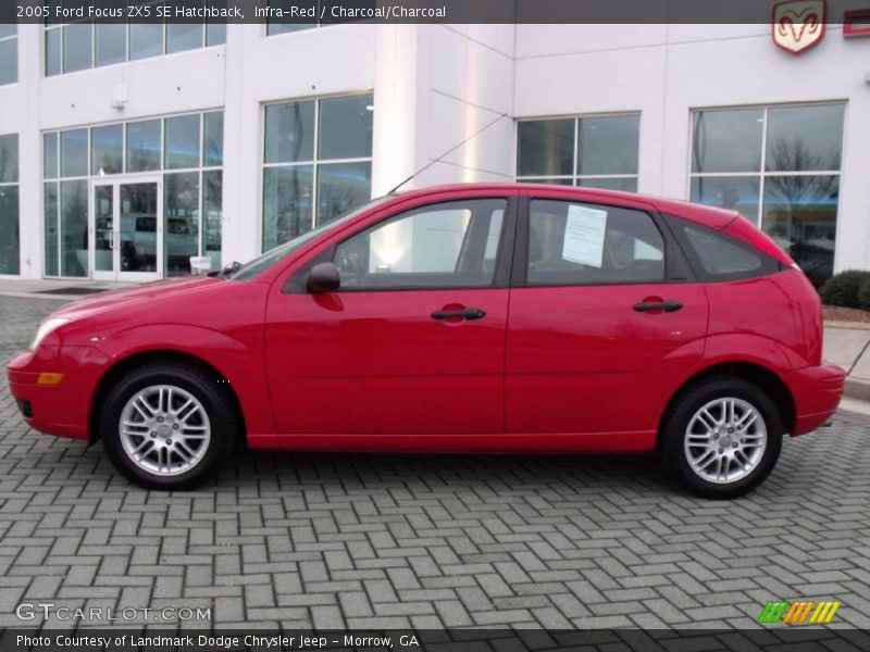 Infra-Red / Charcoal/Charcoal 2005 Ford Focus ZX5 SE Hatchback
