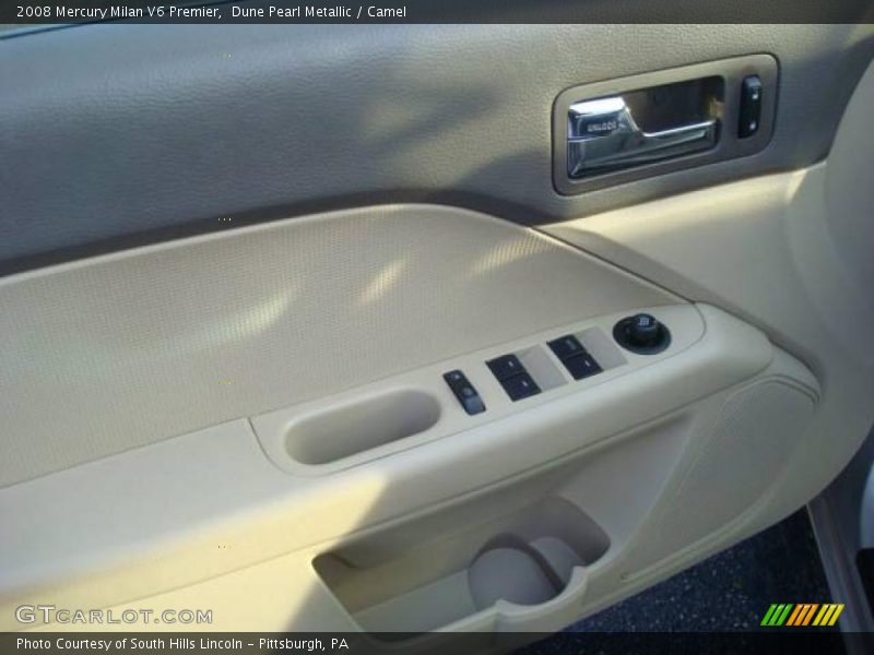 Dune Pearl Metallic / Camel 2008 Mercury Milan V6 Premier
