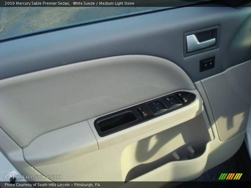 White Suede / Medium Light Stone 2009 Mercury Sable Premier Sedan