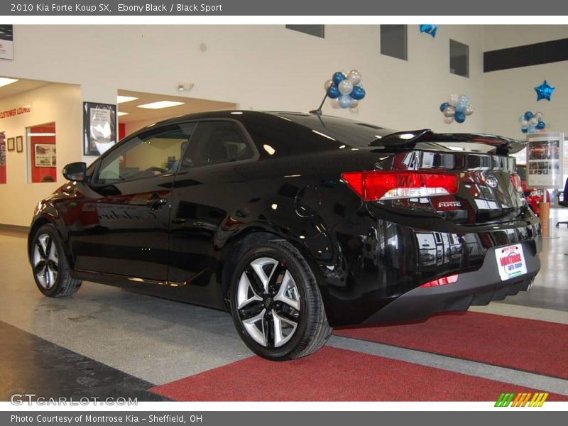 Ebony Black / Black Sport 2010 Kia Forte Koup SX