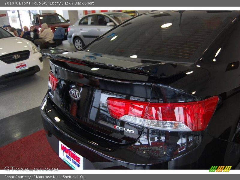 Ebony Black / Black Sport 2010 Kia Forte Koup SX